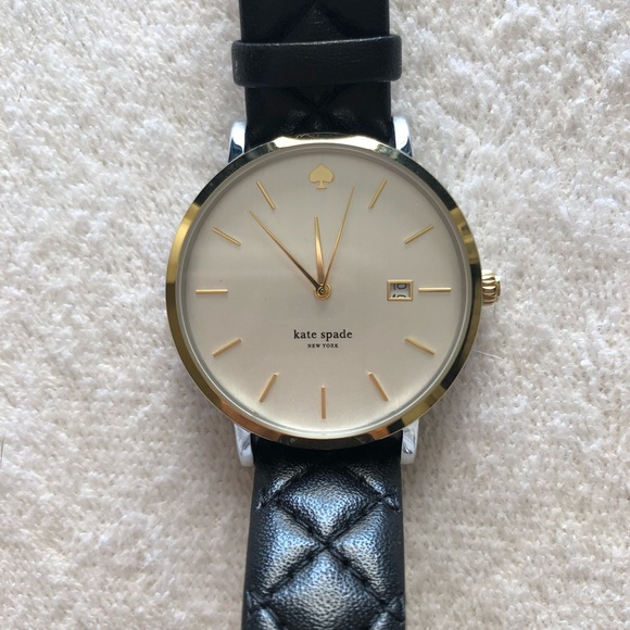 kate spade Jewelry - Kate Spade Leather Quilted Watch